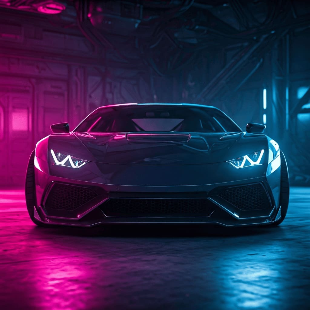 custom modified sports car