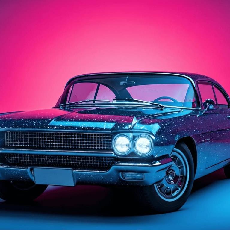 electric vintage car