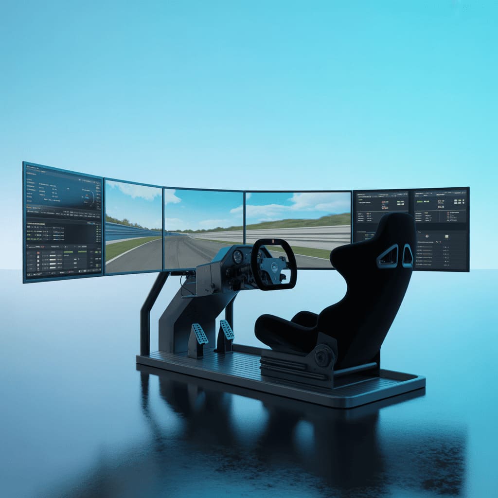 racing simulator cockpit