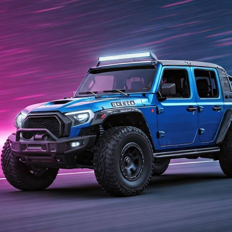 rugged off-road vehicle industrial mystical design rebel edition